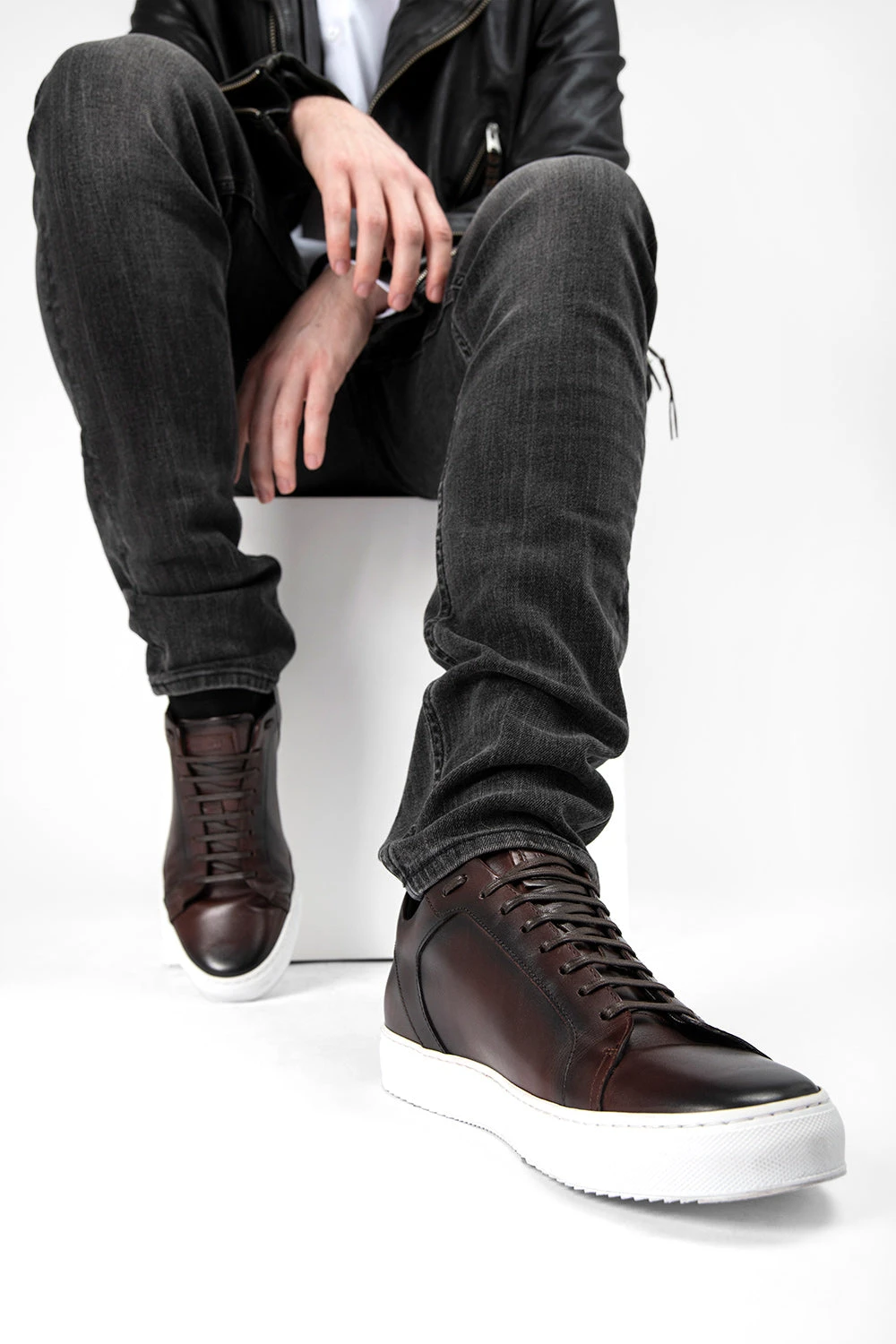 SOHO Chestnut Patina Sneakers. 7 SOHO Chestnut Patina Sneakers. - Image 7