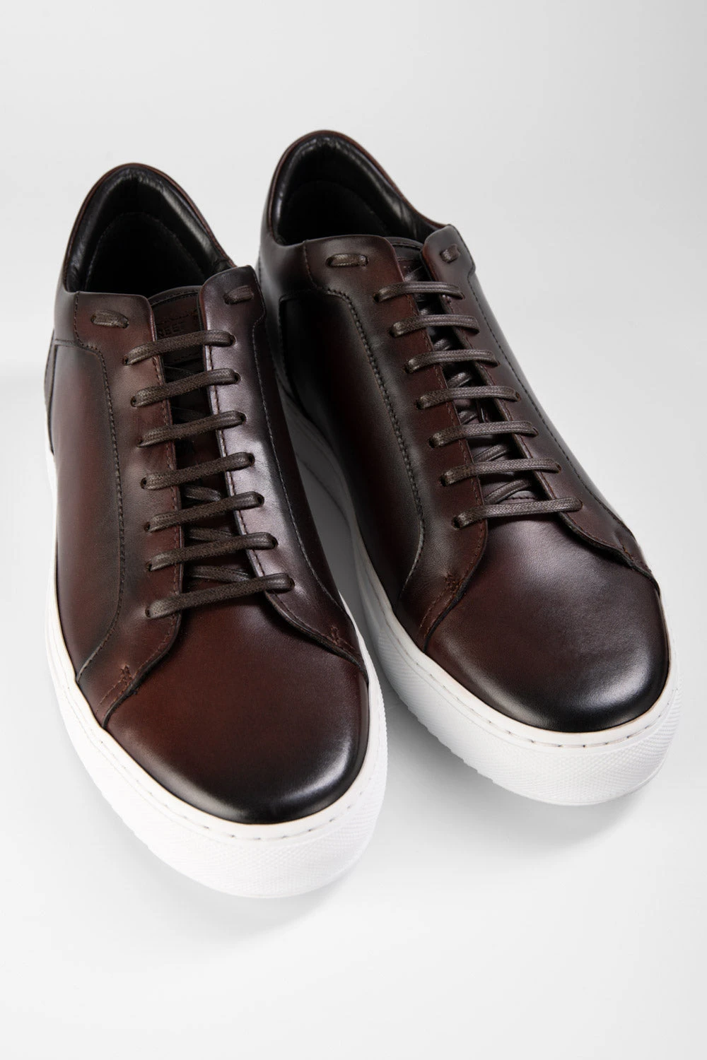 SOHO Chestnut Patina Sneakers. 2 SOHO Chestnut Patina Sneakers. - Image 2