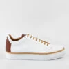 SOHO EDGE White Cognac Welted Sneakers.