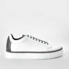 SOHO EDGE White Grey Welted Sneakers.