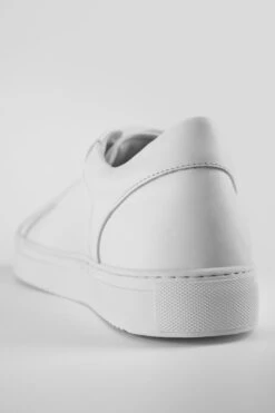 SOHO White-whisper Sneakers. -Untamedstreet Shop SOHO men sneakers trainers low white luxury calf leather minimalist made in italy9153