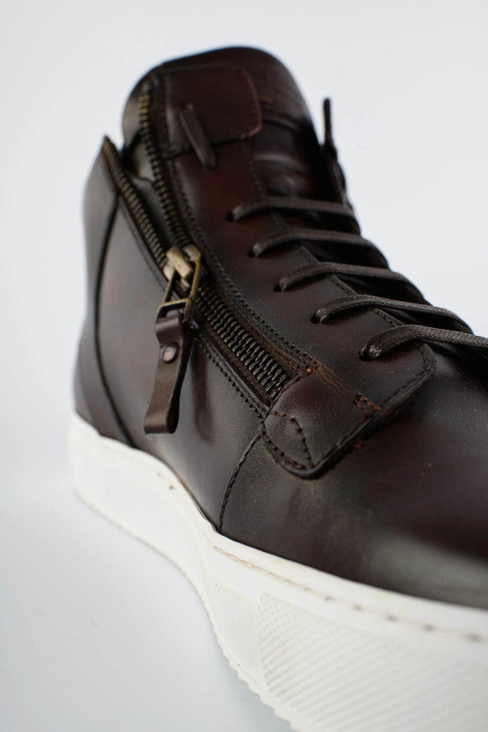 SOHO Chestnut Patina High Sneakers. 8 SOHO Chestnut Patina High Sneakers. - Image 8