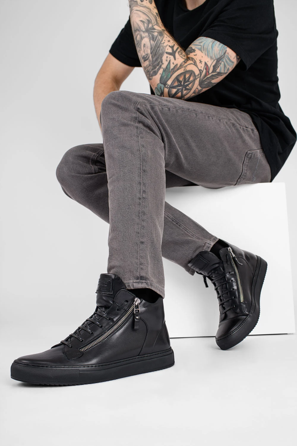 SOHO Urban-black High Sneakers. 7 SOHO Urban-black High Sneakers. - Image 7