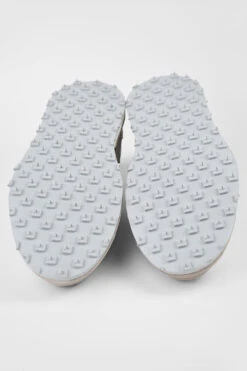 WYRE Off-white & Blue Nappa Sneakers. -Untamedstreet Shop WYREoff white bluesneakerMACROSNK 08830