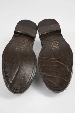 YALE Distressed-black Welted Derby Lace Up Boots. -Untamedstreet Shop YALE distressed black welted derby lace up leather boots W2405849 1