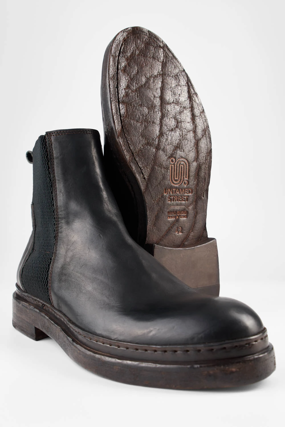 YALE Matte-black Welted Chelsea Boots. 5 YALE Matte-black Welted Chelsea Boots. - Image 5