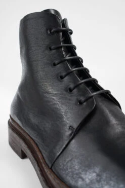 YALE Tuxedo-black Welted Derby Lace Up Boots. -Untamedstreet Shop YALE tuxedo black welted derby lace up boots W2406225 Copy