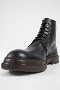 YALE Tuxedo-black Welted Derby Lace Up Boots. -Untamedstreet Shop YALE tuxedo black welted derby lace up boots W2406228
