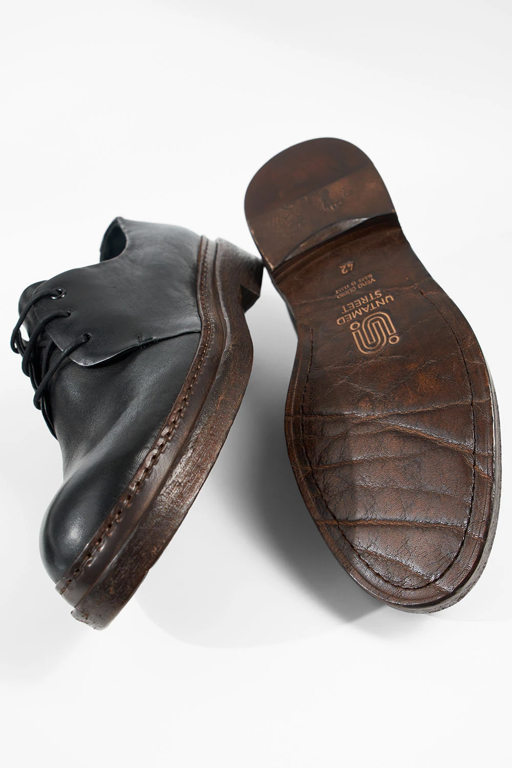 YALE Tuxedo-black Welted Derby Shoes. 2 YALE Tuxedo-black Welted Derby Shoes. - Image 2