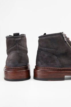 YORK Lava-grey Suede Welted Chukka Boots. -Untamedstreet Shop YORK men chukkaboots double zip grey luxury suedeCapture0179