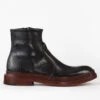 YORK Urban-black Welted Laceless Boots.