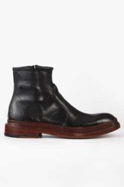 YORK Urban-black Welted Laceless Boots.