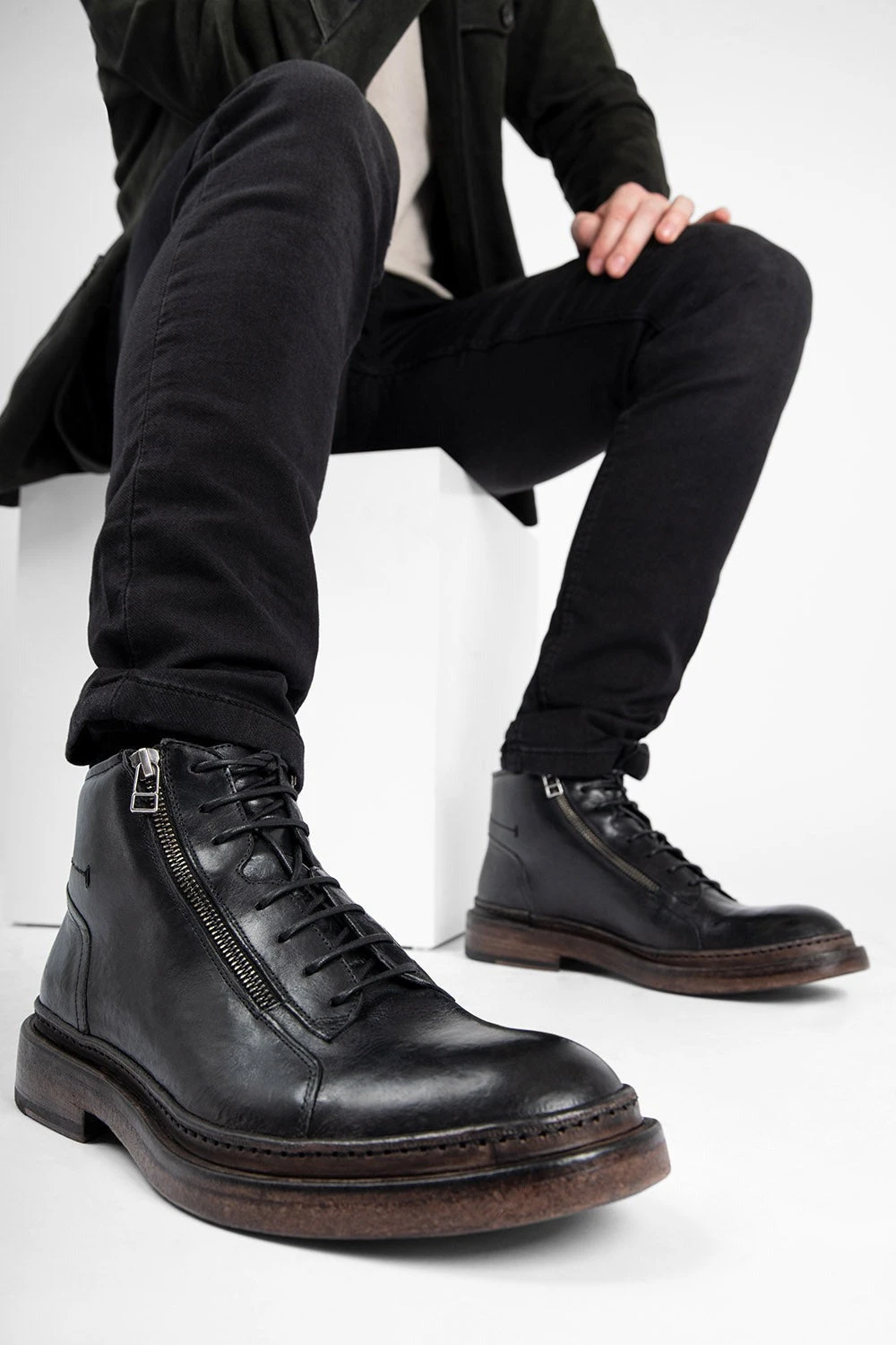 YORK Imperial-black Welted Chukka Boots. 13 YORK Imperial-black Welted Chukka Boots. - Image 13
