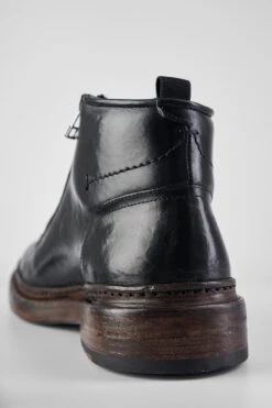 YORK Imperial-black Welted Chukka Boots. 22 YORK Imperial-black Welted Chukka Boots. -Untamedstreet Shop YORK men boots ankle lace up double zip black luxury calf leather distressed made in italy8897