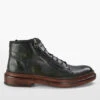 YORK Dark-green Welted Chukka Boots.