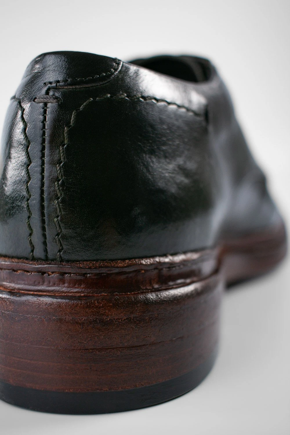 YORK Dark-green Welted Derby Shoes. 9 YORK Dark-green Welted Derby Shoes. - Image 9
