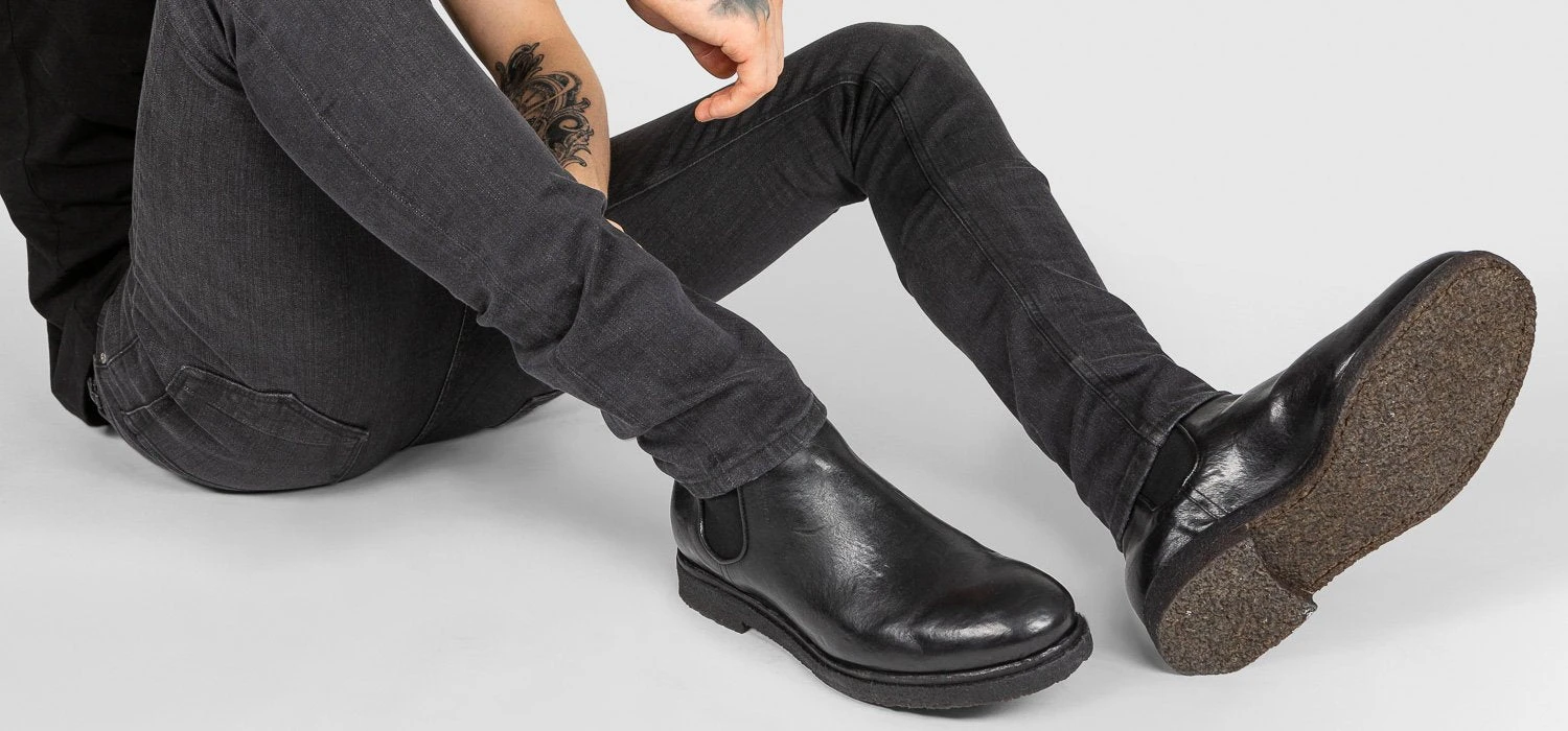 BROMPTON Charcoal-black Chelsea Boots. 10 BROMPTON Charcoal-black Chelsea Boots. - Image 10