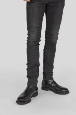 BROMPTON Charcoal-black Chelsea Boots. 19 BROMPTON Charcoal-black Chelsea Boots. -Untamedstreet Shop men brompton black chelsea boot 1 b29fbb4a 6459 4616 8e68 74c558b39c53