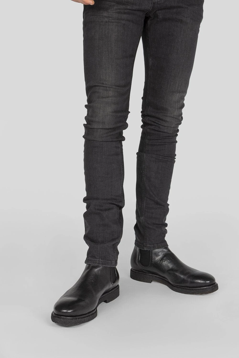 BROMPTON Charcoal-black Chelsea Boots. 9 BROMPTON Charcoal-black Chelsea Boots. - Image 9