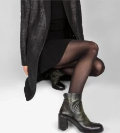 RICHMOND Dark-green Mid Heel Boots. -Untamedstreet Shop women richmond dark green ankle boot 1 1b50a19c faae 46f5 a99d 8e1d60b70cd8