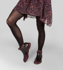 SLOANE Burgundy-rich Chelsea Boots. -Untamedstreet Shop women sloane burgundy red ankle boot 1 2 51a2d116 d98d 481e bc58 58e31d7e7b3e